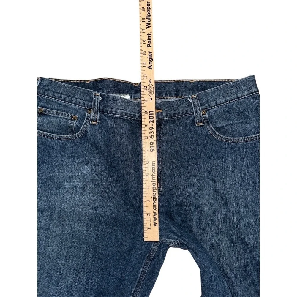 Carhartt Jeans Mens 38x30 Blue Medium Wash Relaxed Fit Straight Workwear